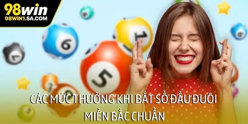Các mức thưởng khi bắt số đầu đuôi Miền Bắc chuẩn