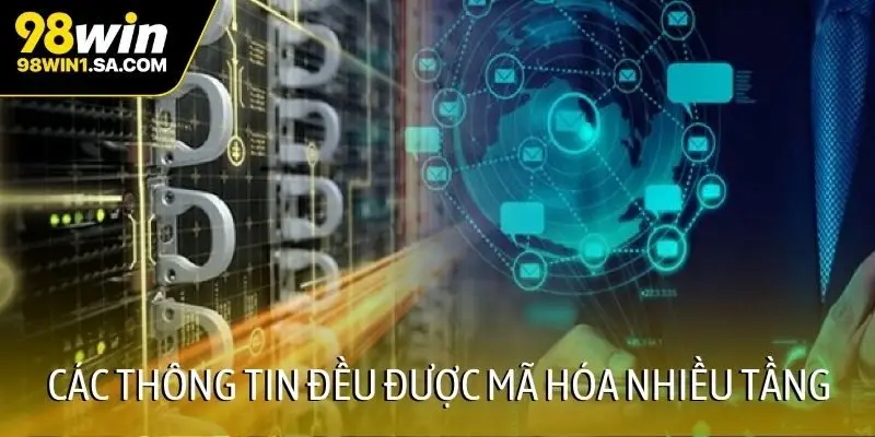 Các thông tin đều được mã hóa nhiều tầng